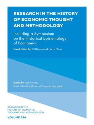 cover image of Research in the History of Economic Thought and Methodology, Volume 35, Part A